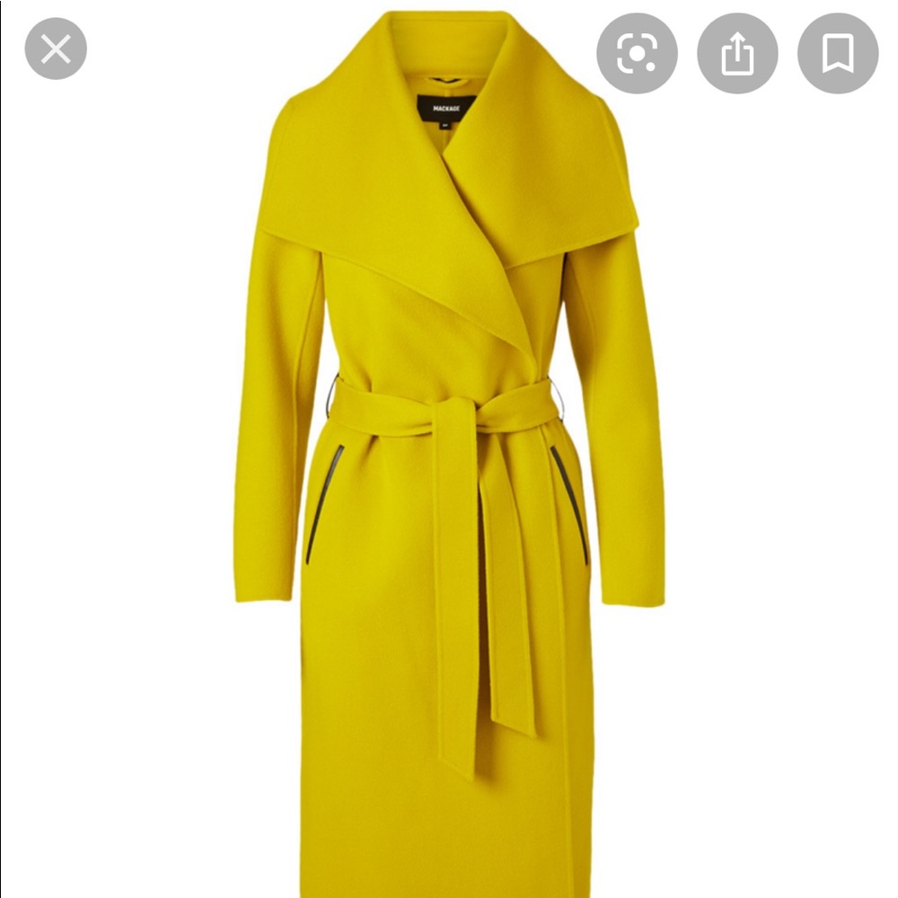 ISO Mackage Mai in yellow Large